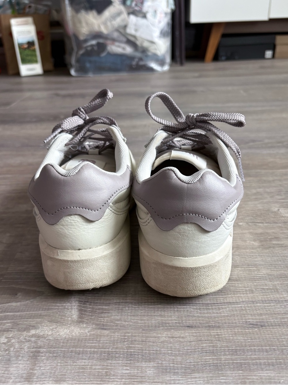 New Balance x Snidel Collection Unisex Leather Platform Sneakers - Picture 5 of 5
